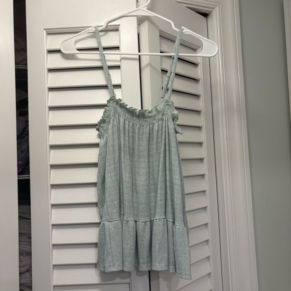 Anthropologie Amadi Wyatt Shimmer Tank Mint Size Extra Small - Picture 4 of 6